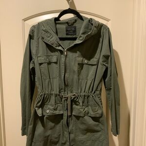 Love Tree Sage Utility Jacket